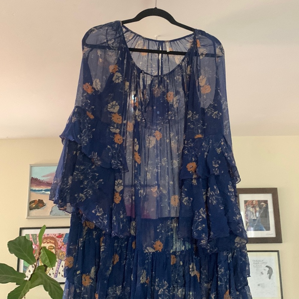 Free people blue floral dress